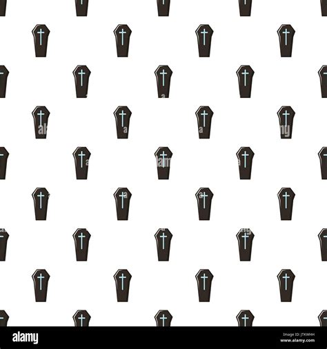 Coffin pattern seamless Stock Vector Image & Art - Alamy