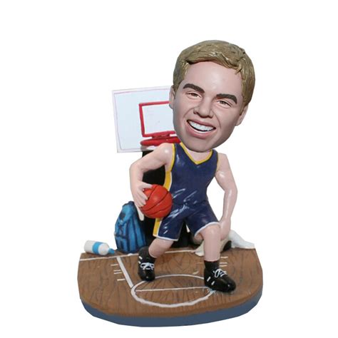 Custom Bobbleheads Super Funny Basketball Player With Court S F8m16