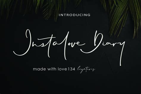 Instalove Diary Font · 1001 Fonts