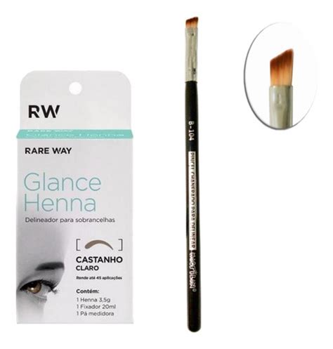 Rena Para Sobrancelhas Glance Kit Pincel Aplicador B104