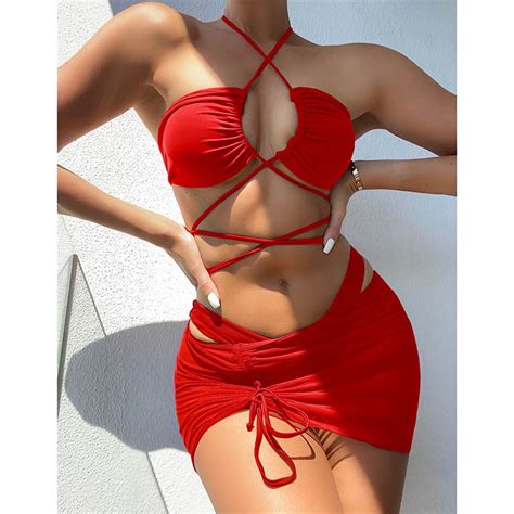 Jual Preorder Riseado Buah Bikini Seksi Dasi Pewarna Baju Renang