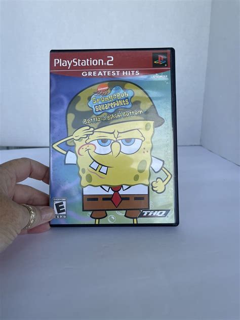 Spongebob Squarepants Battle For Bikini Bottom Playstation 2 2003 Cib 752919460375 Ebay