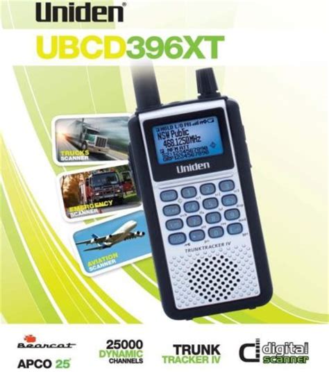 Uniden 25000 Channel Digital Ubcd396xt Digital Scanner