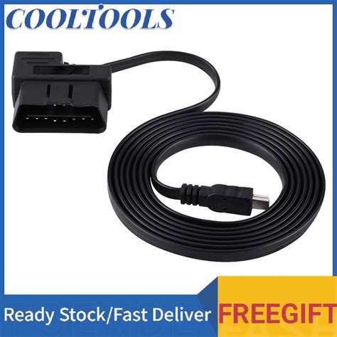 Cooltools Cm Car Obd Ii Obd Eobd Pin Diagnostic Extension Adapter