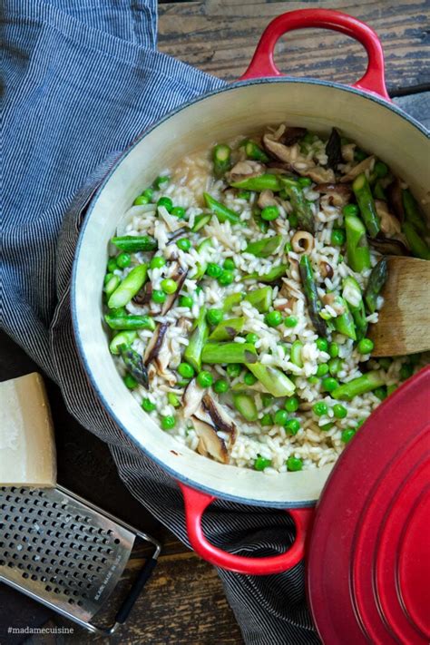 Risotto Mit Miso Erbsen Und Gr Nem Spargel Madame Cuisine