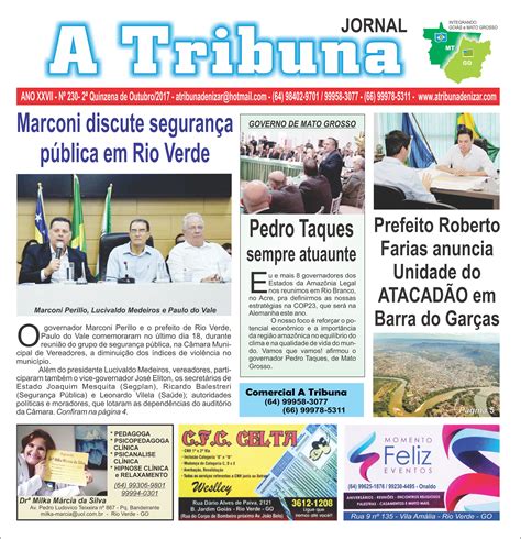 Jornal A Tribuna edição nº 230 Jornal A Tribuna Jornal mais