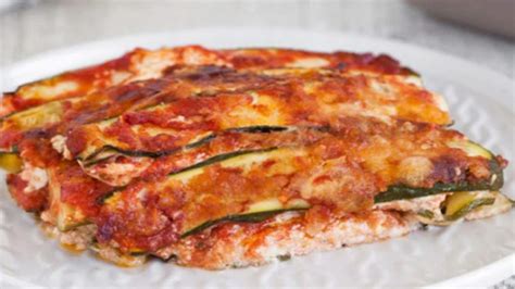 Voici le super plat de Lasagnes de Courgettes Légère WW Cette