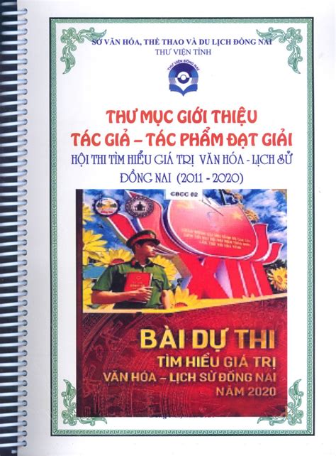 Hội Thi Tìm Hiểu Giá Trị Văn Hóa Lịch Sử Đồng Nai 2011 2020 ThƯ