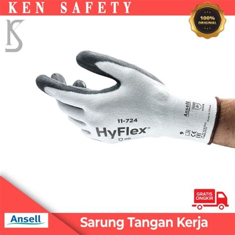 Jual Sarung Tangan Kerja Anti Potong Safety Ansell Hyflex 11 724