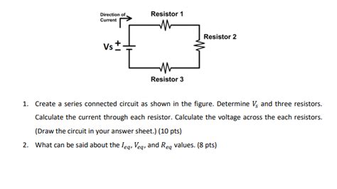 Solved The Following Circuit Contains A Variable Resistor