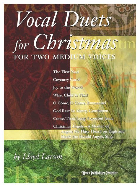 Vocal Duets For Christmas Lloyd Larson 0763628182199 Books