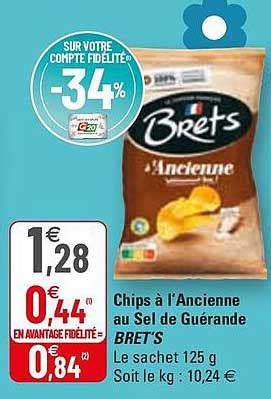 Promo Chips à L ancienne Au Sel De Guérande Bret s chez G20 iCatalogue fr