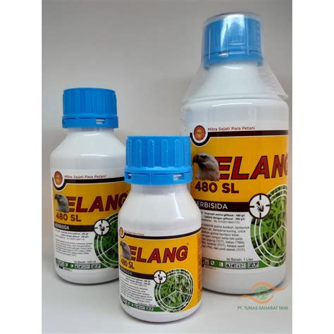 Jual HERBISIDA ELANG 480 SL Kemasan 200 ML 500 ML 1 LT Pembasmi