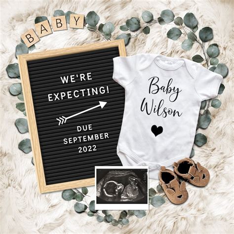 Pregnancy Announcement Social Media Etsy