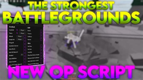 New Op Roblox Strongest Battlegrounds Best Script Auto Kill