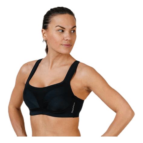 Stay In Place High Support Sports Bra D Black