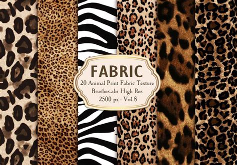 20 Animal Print Fabric Brushesabr Vol8 Free Photoshop Brushes At