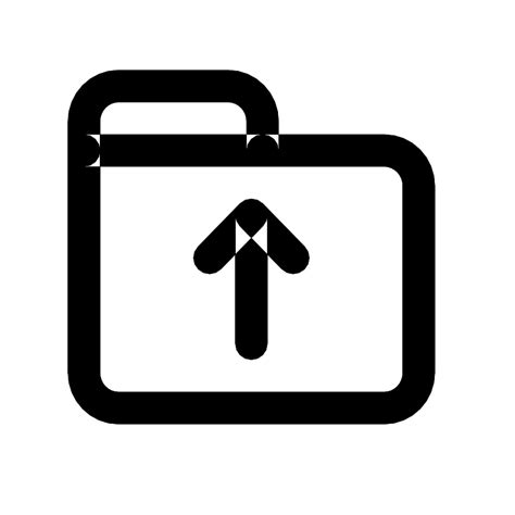 Folder Upload Vector Svg Icon Svg Repo