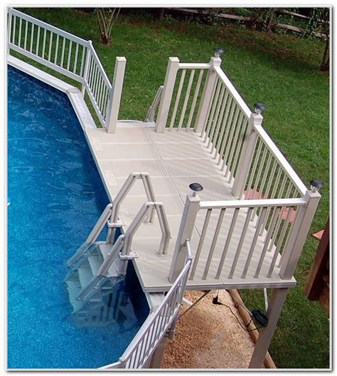 Above Ground Pool Ladder Deck Attachment - Decks : Home Decorating ...