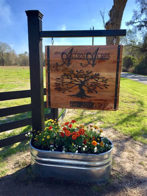 Property Farm Sign Cheap Landscaping Ideas Driveway Landscaping