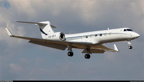 Xa Sky Gulfstream G550 Private Santiago Mn Jetphotos