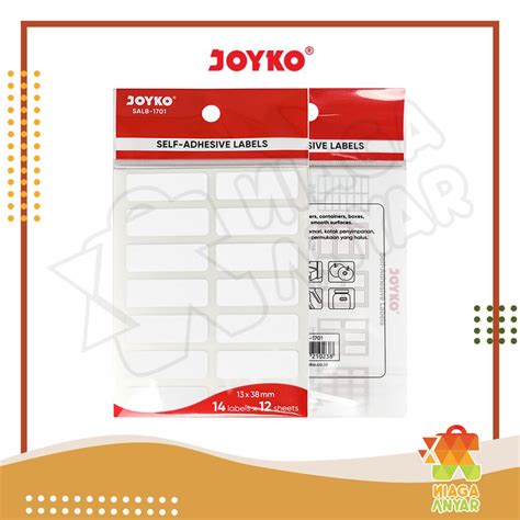 Jual Na Joyko Label Sticker Self Adhesive Labels Salb Kertas Stiker