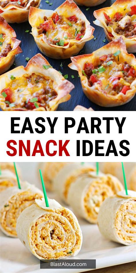 Easy Party Snack Ideas That Are Perfect For The Kids To Make And Enjoy