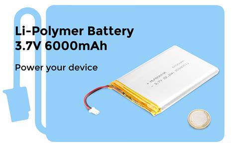 Li Polymer Battery 3 7V 6000mAh MIKROE