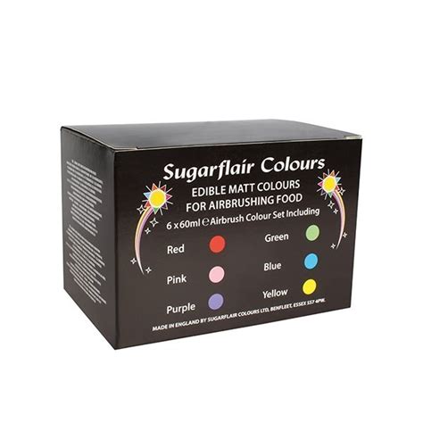 Sugarflair Airbrush Matt Colour Collection X Ml Culpitt