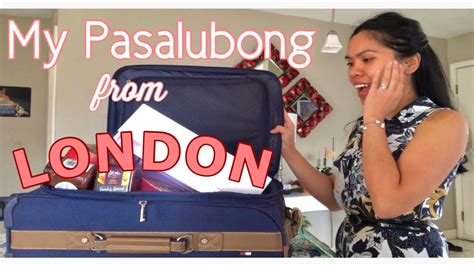 British Filipina In Us Unpacking All My Pasalubong From London Youtube