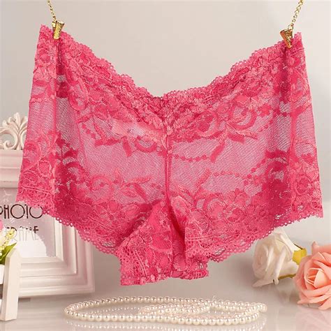 Women Sexy Lace Panties Womens Low Waist Boyshorts Underwear Briefs Sexy Lace Underwear Women