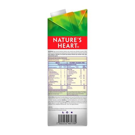 Bebida De Almendra Y Coco Natures Heart Sin Azúcar 946ml Justo Mx