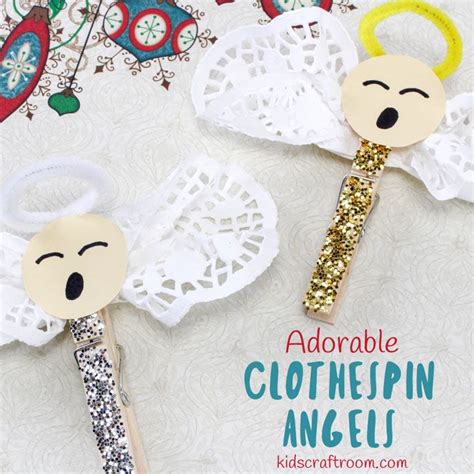 Adorable Clothespin Angels | Christmas clothespins, Christmas crafts ...