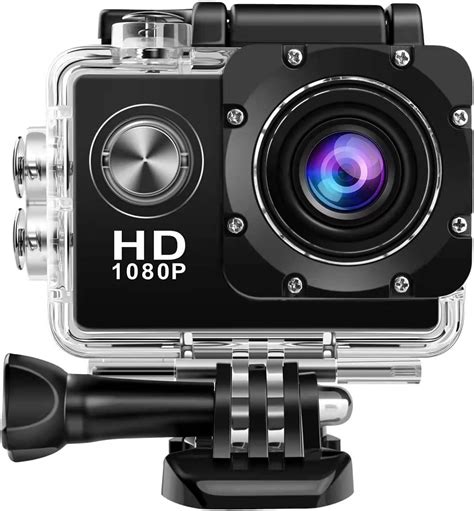 ZHUTA Action Kamera HD 4K 8MP Wi Fi 30mUltra HD Wasserdichte Kamera