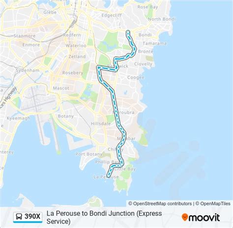 390x Route Schedules Stops Maps Bondi Junction Updated