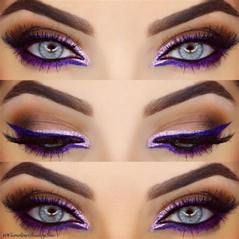 This Purple Graphic Eye By Carolinebeautyinc Is So Striking She Used