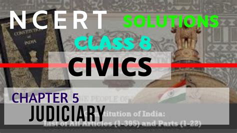 Ncert Solutions Class 8 Social Science Civics Chapter 5 Judiciary