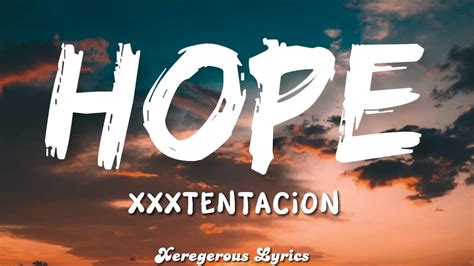 Xxxtentacion Hope Lyrics Youtube