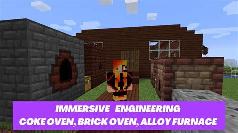 Minecraft Mod Spotlight Immersive Engineering Coke Oven Brick Oven