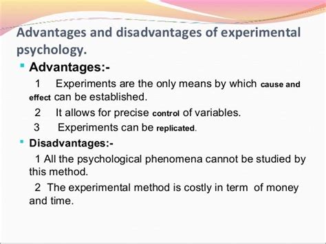 Experimental Psychology