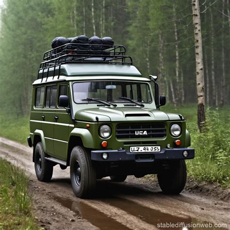 uaz hunter  stable diffusion