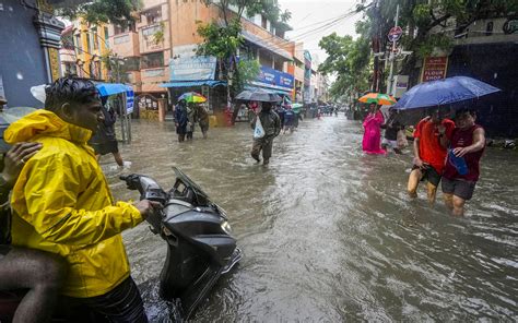 In Photos What Cyclone Michaung Triggered Storm Looks Like In Chennai