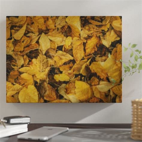 Winston Porter Leaf Wrapped Canvas Photograph Wayfair