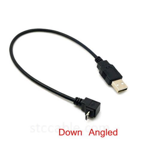 Down Angled 90 Degree Micro Usb To Usb Data Charge Cable China Stc Electronichong Kong