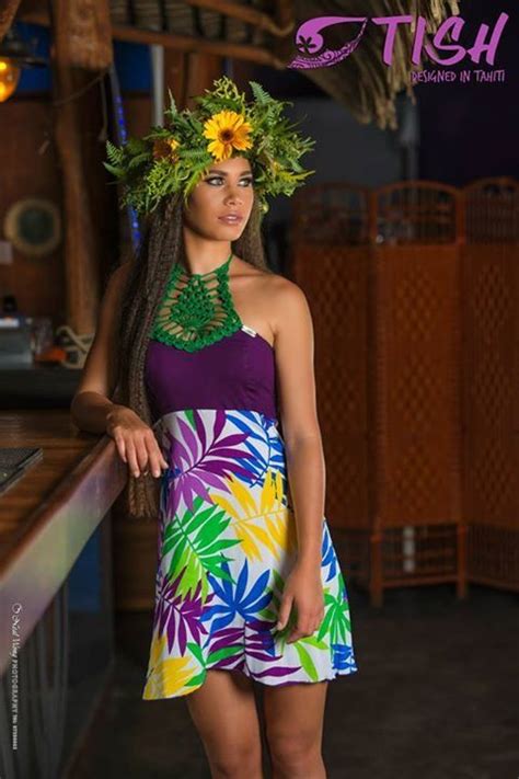 Épinglé Par Mihi Kaimuko Sur Purotu Style Robe Tahitienne Vêtements