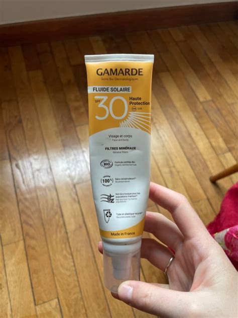 Gamarde Fluide Solaire Visage Et Corps Spf Ml Inci Beauty