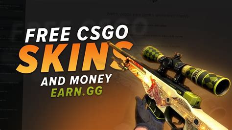 How To Earn FREE CSGO Skins Money Using Earn Gg AFK YouTube