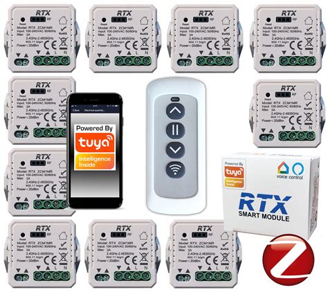 10x Sterownik Rolet TUYA Zigbee Pilot RFRCM GRATIS SET 10ZCM1MR RFR CM