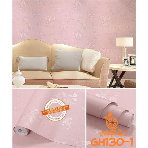 Jual Wallpaper Dinding Wallsticker Walpaper Cm X M Tema Pink