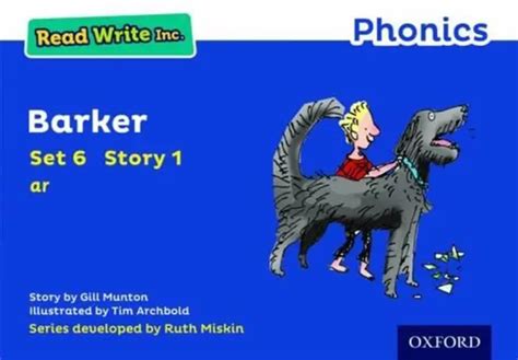 Read Write Inc Phonics Barker Blue Set Storybook By Gill Munton